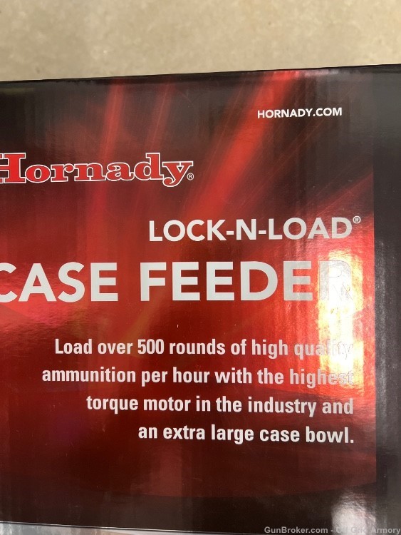 HORNADY LOCK-N-LOAD AUTOMATIC CASE FEEDER NIB!-img-4