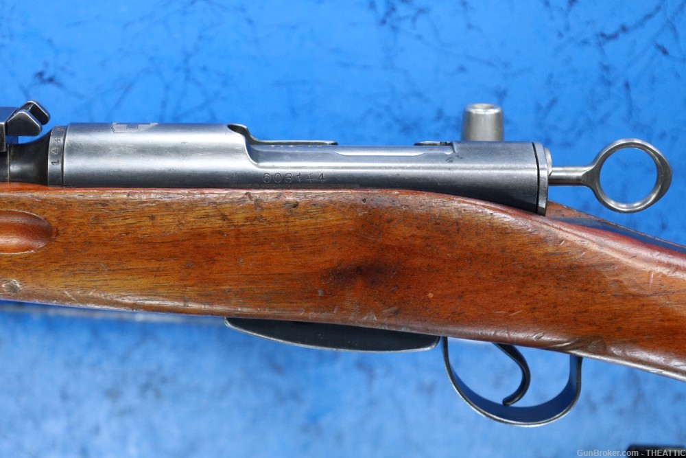 SWISS K31 7.5X55 STRAIGHT PULL RIFLE WITH BRASS MUZZLE COVER & SLING C&R-img-5