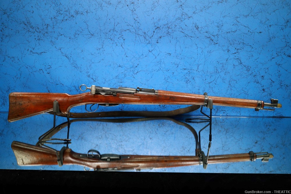 SWISS K31 7.5X55 STRAIGHT PULL RIFLE WITH BRASS MUZZLE COVER & SLING C&R-img-36