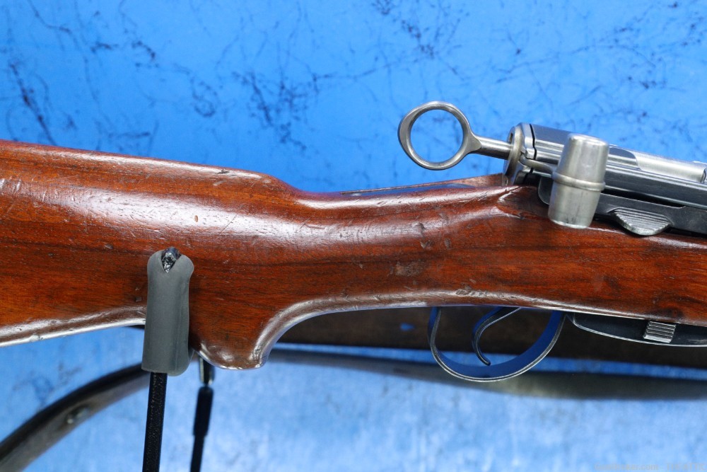 SWISS K31 7.5X55 STRAIGHT PULL RIFLE WITH BRASS MUZZLE COVER & SLING C&R-img-40