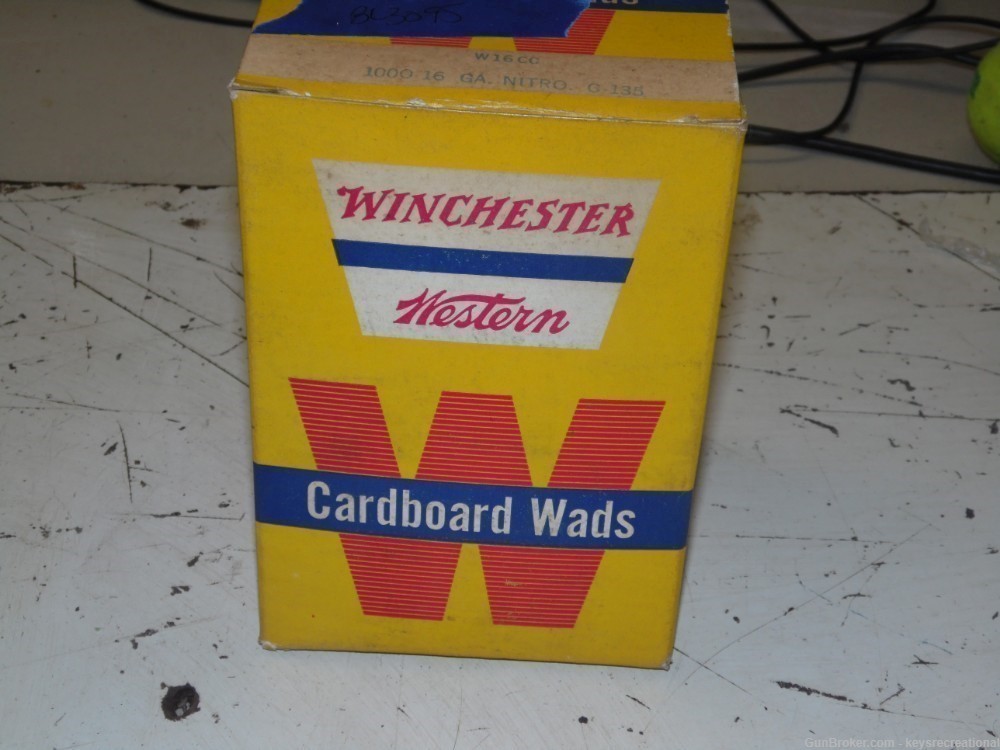 Vintage Winchester 16 Gauge Nitro Cardboard Shotshell Wads W16CC C-135-img-0