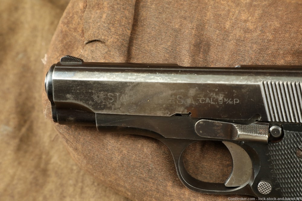 Spain, STAR Bonifacio Model BM 9mm 3.9” Blued Pistol 1911-img-17