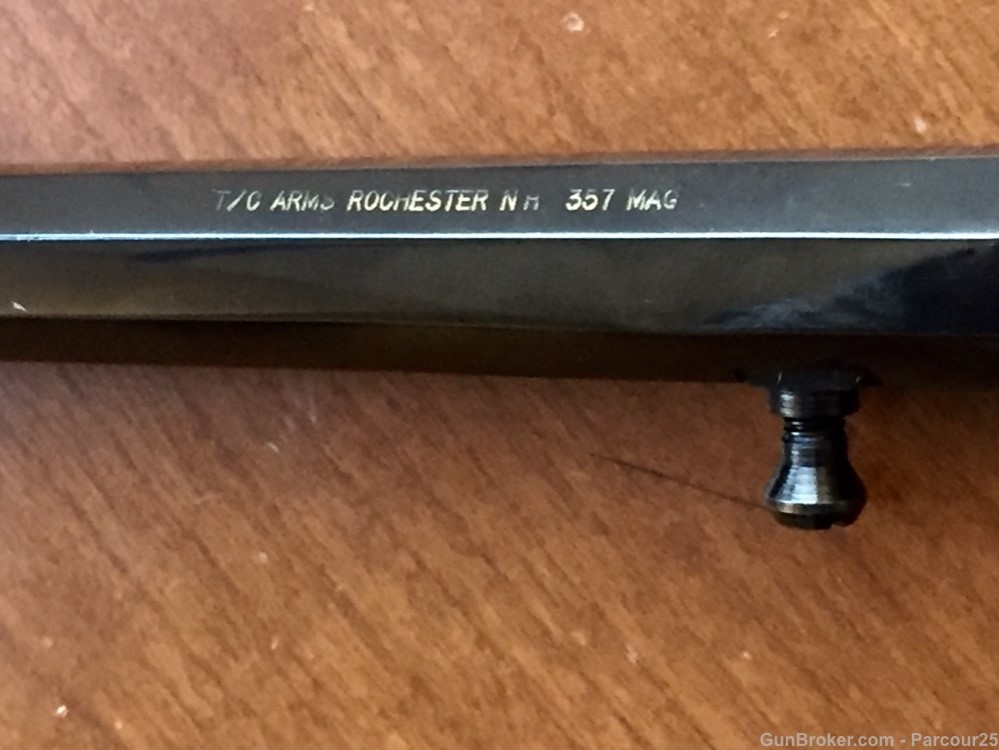 1967 Type 1 One Liner T/C Contender barrel .357 mag SMALL PRINT VARIATION-img-2