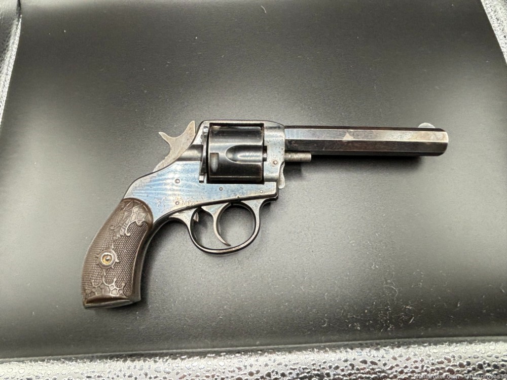 Rare Harrington & Richardson "The American" 44 Webley Revolver "C&R"-img-2