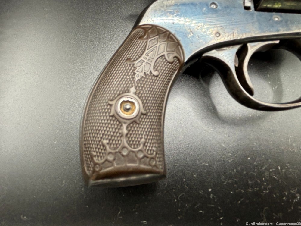 Rare Harrington & Richardson "The American" 44 Webley Revolver "C&R"-img-7
