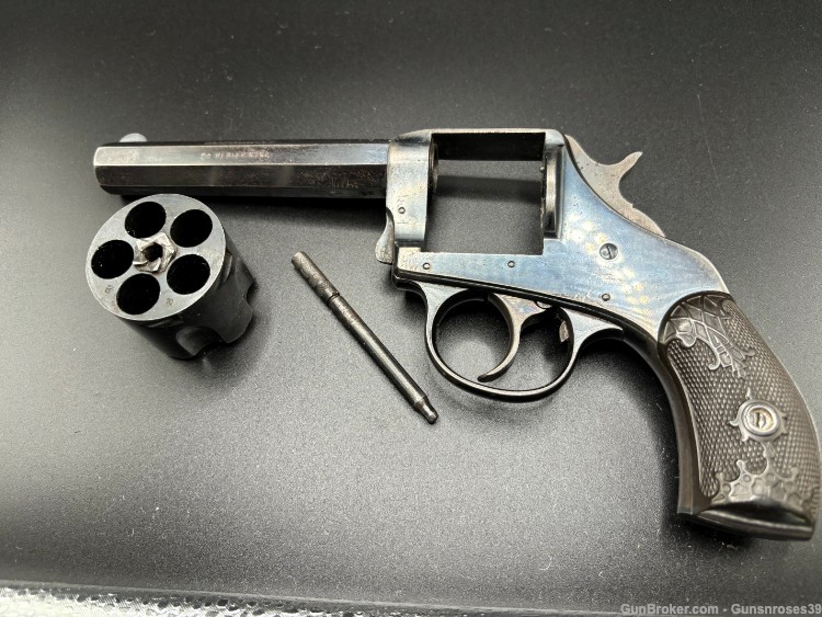 Rare Harrington & Richardson "The American" 44 Webley Revolver "C&R"-img-5