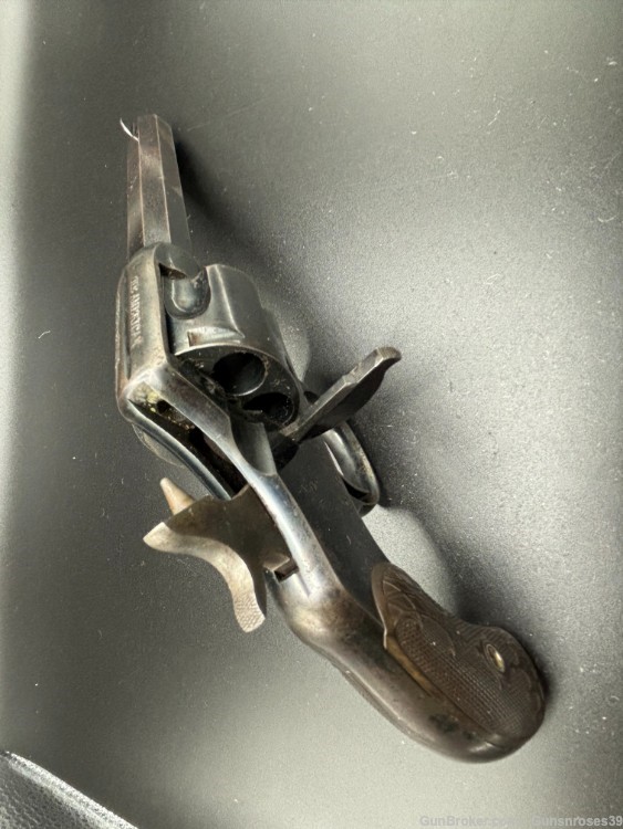 Rare Harrington & Richardson "The American" 44 Webley Revolver "C&R"-img-8