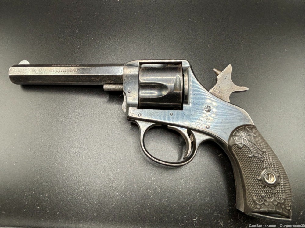 Rare Harrington & Richardson "The American" 44 Webley Revolver "C&R"-img-4
