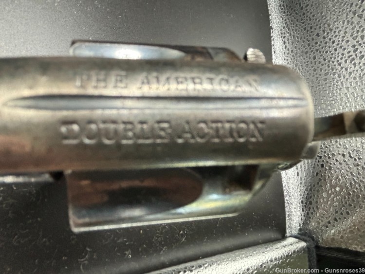 Rare Harrington & Richardson "The American" 44 Webley Revolver "C&R"-img-13