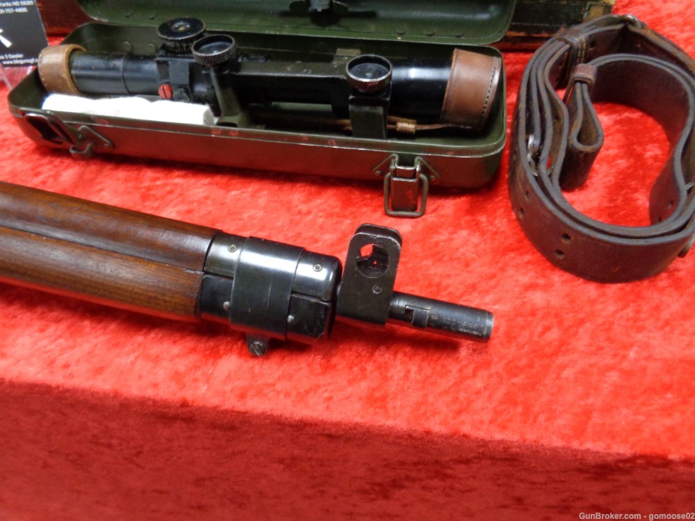 1944 Lee Enfield BSA No 4 MK1 T Sniper 303 British Scope Case Package TRADE-img-122