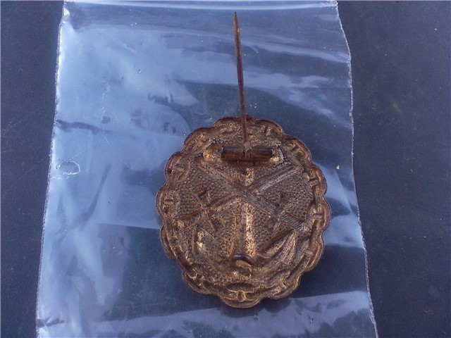 WWI German Naval Gold Wound Badge-img-2