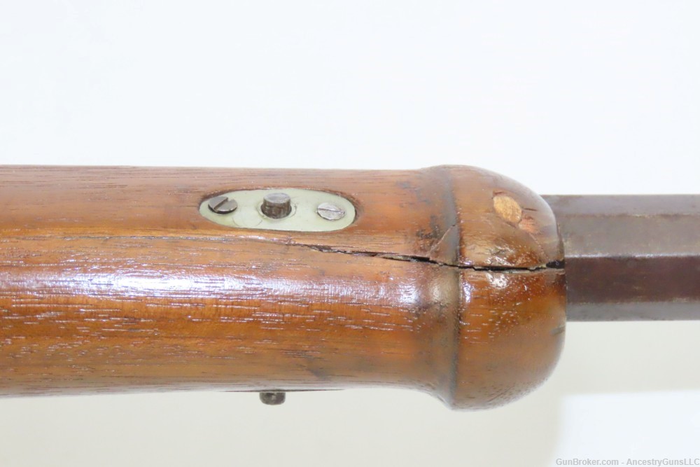 DOCUMENTED 19th Century “WIND GUN” Top Lever TIP-UP “Gallery/Parlor AIR GUN-img-5