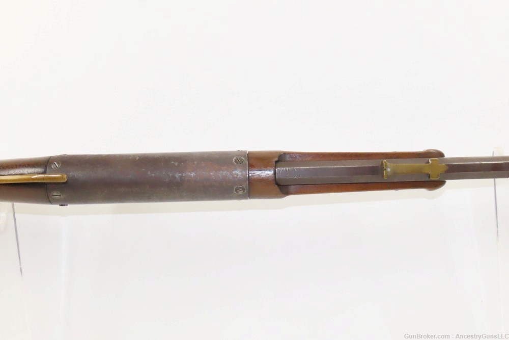 DOCUMENTED 19th Century “WIND GUN” Top Lever TIP-UP “Gallery/Parlor AIR GUN-img-10