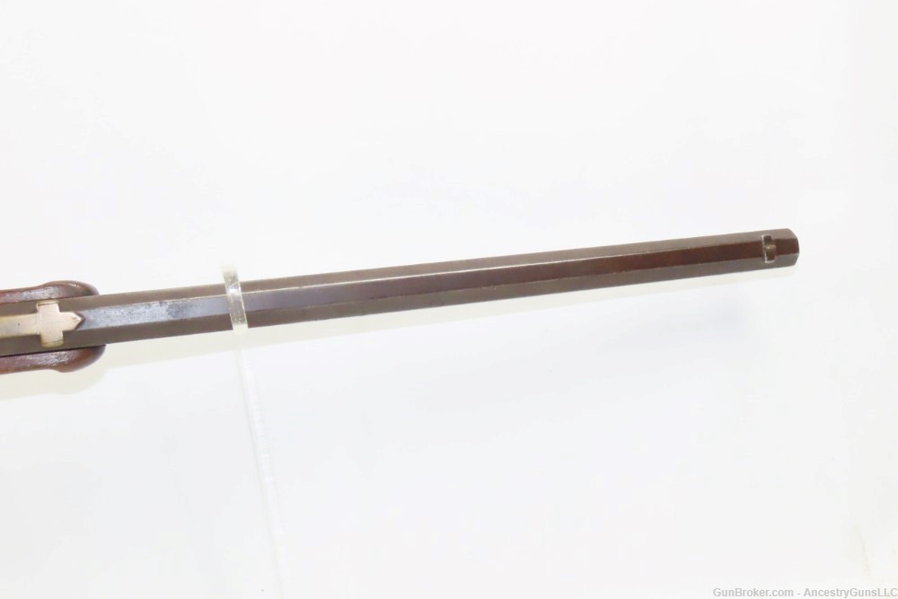 DOCUMENTED 19th Century “WIND GUN” Top Lever TIP-UP “Gallery/Parlor AIR GUN-img-11