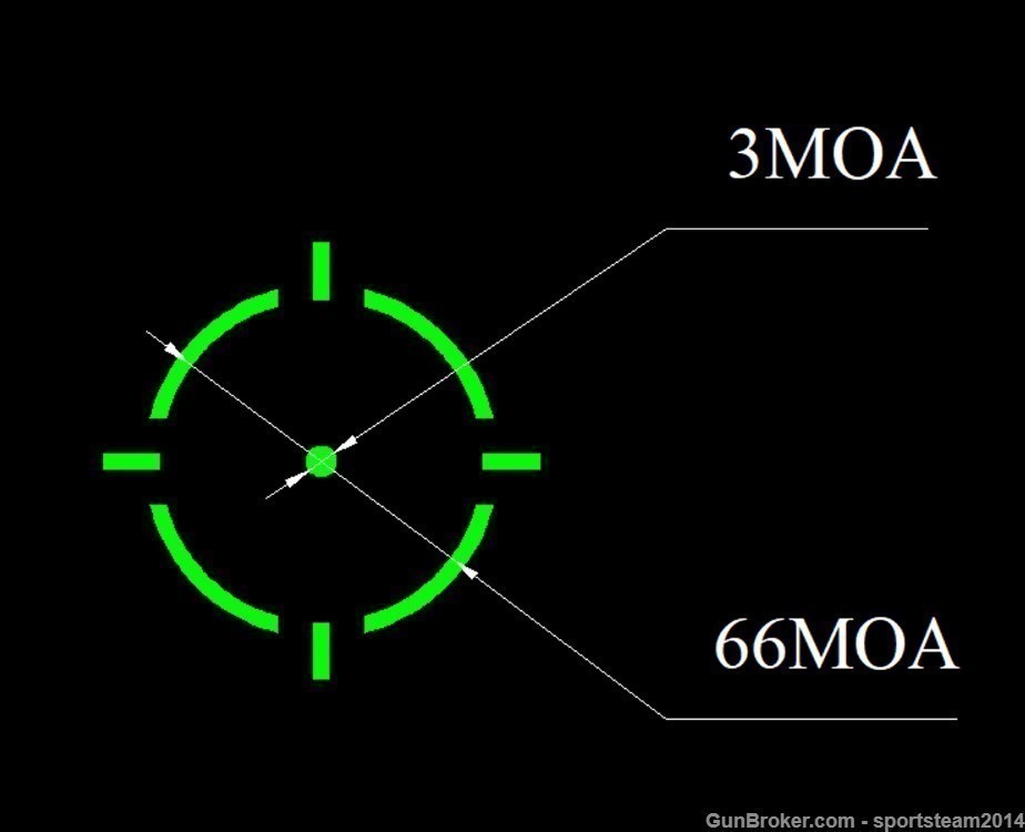 ADE RD3-021 PRO MOTION AWAKE GREEN Dot For Kimber R7 Mako, Mossberg MC2SC-img-9