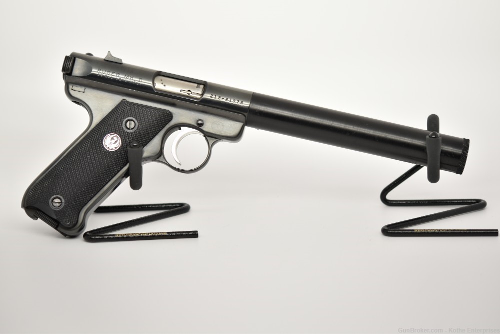 Ruger Mark II Pistol 1986 With Fleming Class III/NFA Integral Silencer-img-0