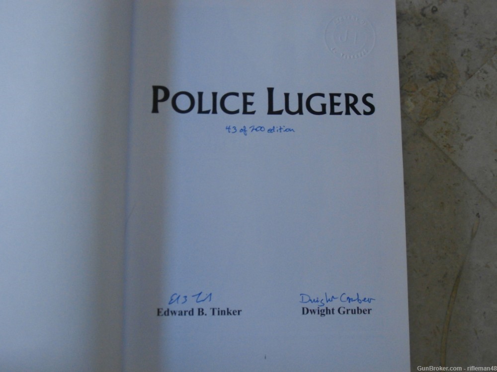 German Police Lugers and Their Markings 1918-1958 Hardcover-img-5