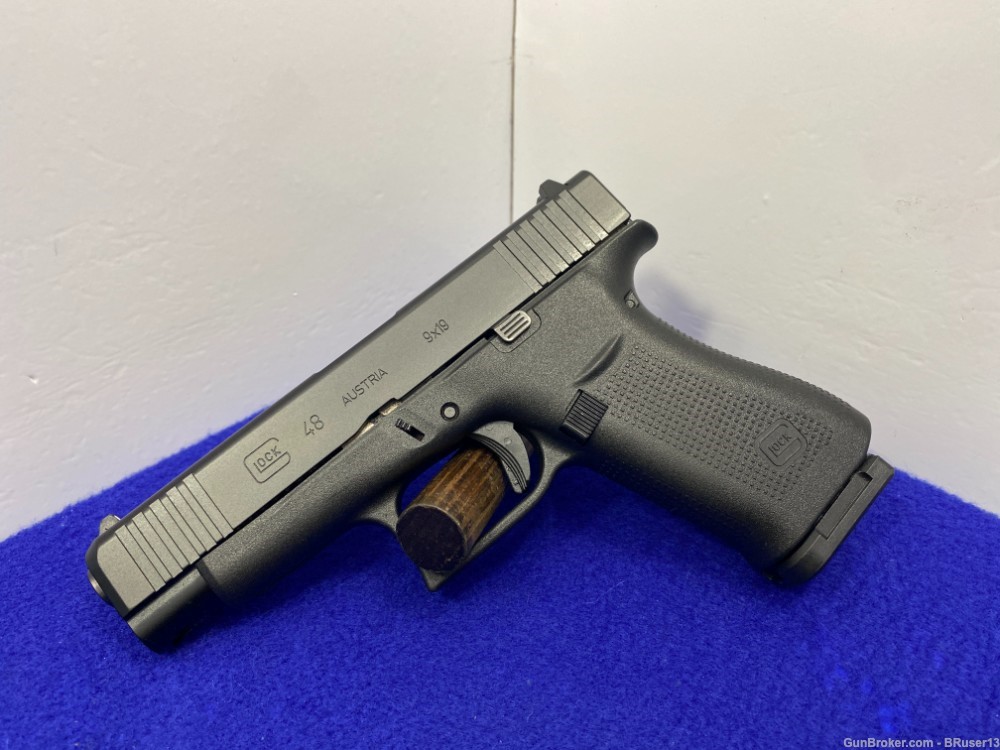 Glock 48 Gen5 Compact 9x19 Black 4.17" *SLIM AND COMPACT FRAME MODEL*-img-4