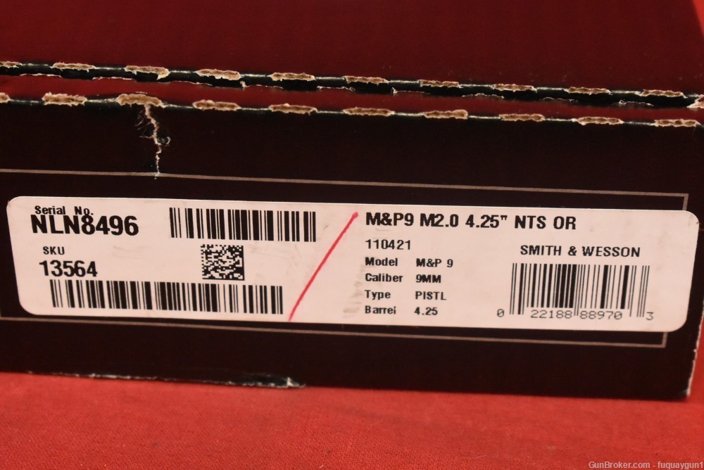 S&W M&P9 2.0 9mm 4.25" Optic Ready M&P9-img-8
