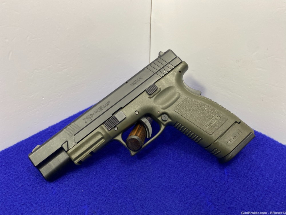 Springfield Armory XD-45 Tactical .45ACP Black 5" *OLIVE DRAB GREEN FRAME* -img-5