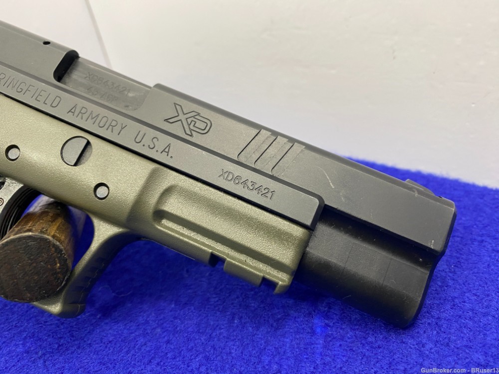 Springfield Armory XD-45 Tactical .45ACP Black 5" *OLIVE DRAB GREEN FRAME* -img-23