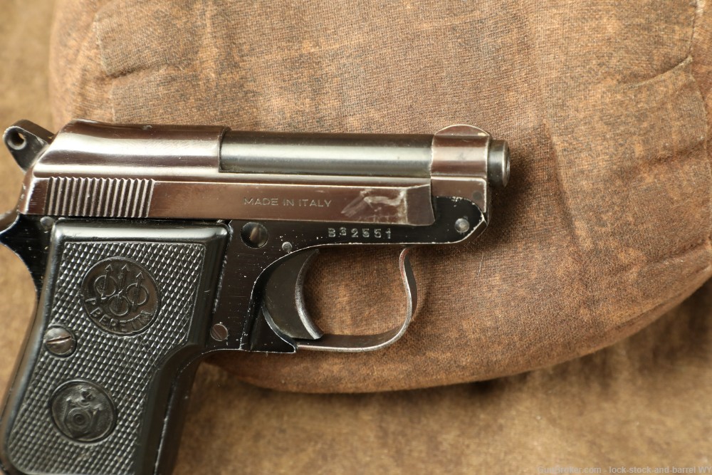 Italian Beretta Model 950 B 6.35mm .25 ACP Pocket Pistol 1964 C&R-img-13