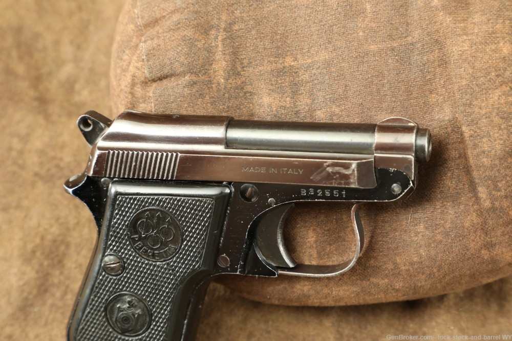 Italian Beretta Model 950 B 6.35mm .25 ACP Pocket Pistol 1964 C&R-img-14