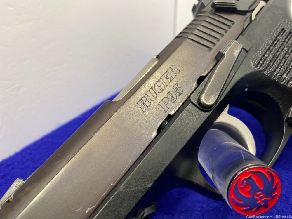2012 Ruger P95 9mm Blk 3.9" *RELIABLE POLYMER FRAMED HANDGUN*-img-7