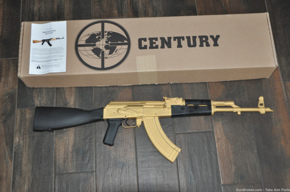 Century Arms Gold WASR-10 7.62X39 Romanian AK47-img-0