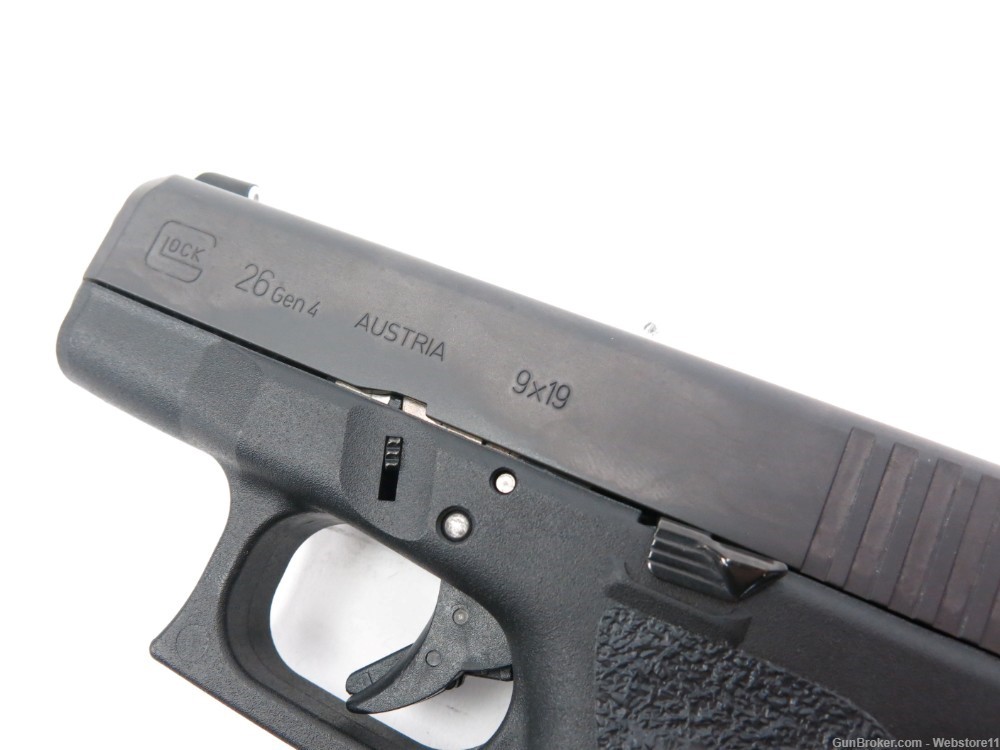 Glock 26 Gen4 9mm 3.5" Semi-Automatic Pistol w/ 3 Magazines & Hard Case-img-3