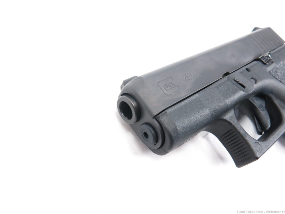 Glock 26 Gen4 9mm 3.5" Semi-Automatic Pistol w/ 3 Magazines & Hard Case-img-1