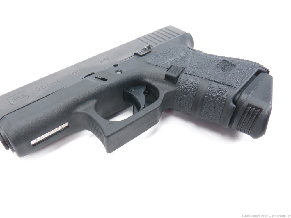 Glock 26 Gen4 9mm 3.5" Semi-Automatic Pistol w/ 3 Magazines & Hard Case-img-5