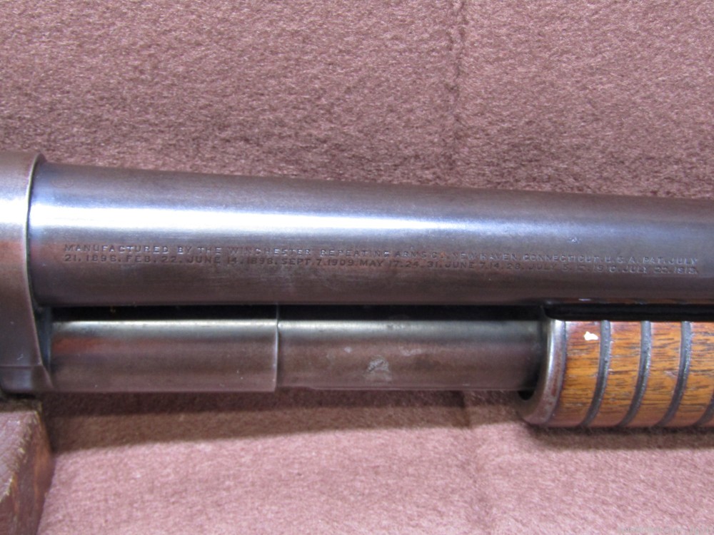 Winchester 1912 12 GA Pump Shotgun Made in 1917 C&R Okay-img-5