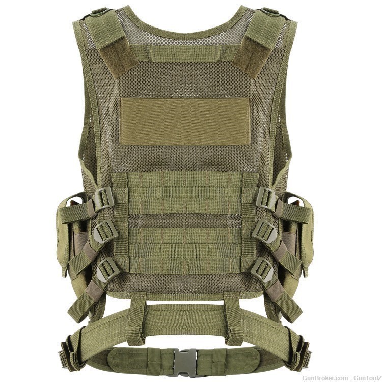 GTZ OD Green Tactical Crossdraw Assault Vest -GREAT QUALITY!LOW$$-img-1