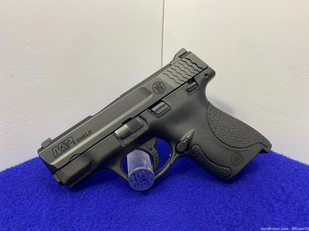 Smith Wesson M&P 9 Shield 9mm 3.1" Black *RELIABLE SEMI-AUTOMATIC PISTOL*-img-0