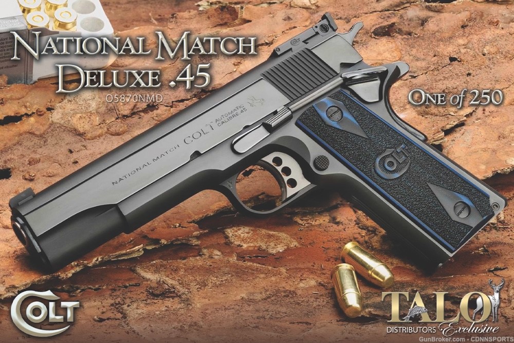 Colt TALO National Match Deluxe .45  1 of 250 serial # 001 NEW FROM 2014-img-0