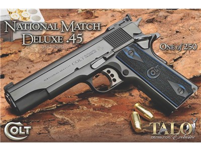 Colt TALO National Match Deluxe .45  1 of 250 serial # 001 NEW FROM 2014