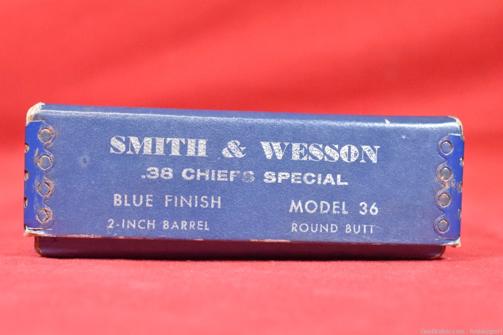 S&W Model 36 38 SPL 2" 5-Shot Orignal Box & Manual Blued 36 MFG 1962-1968-img-32