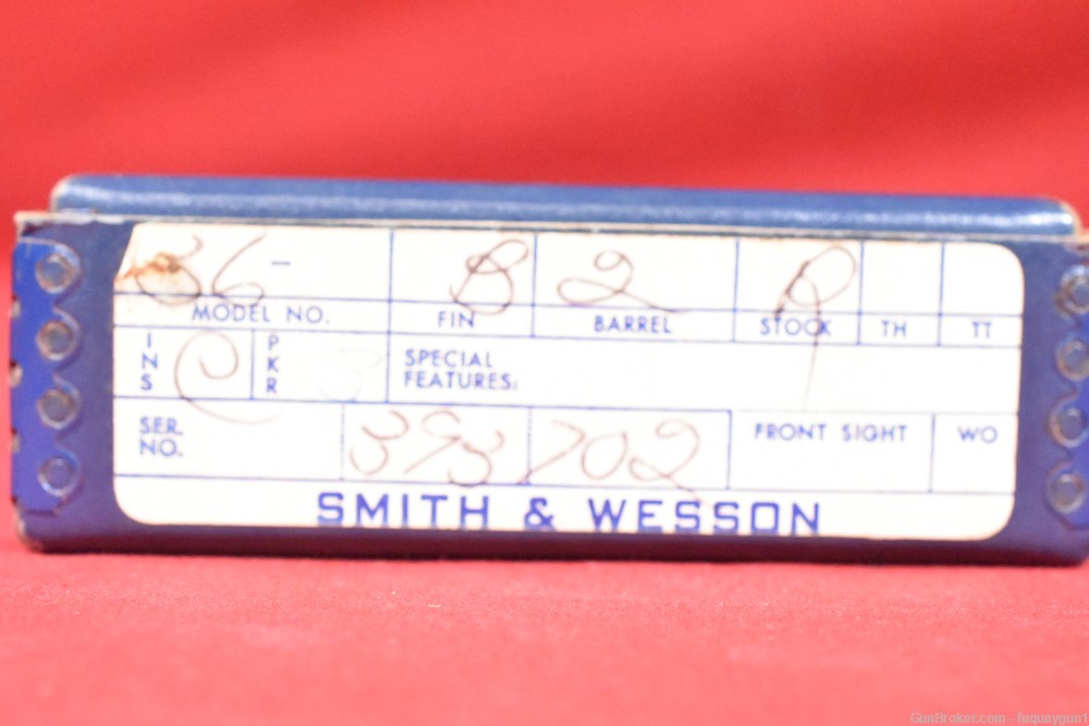S&W Model 36 38 SPL 2" 5-Shot Orignal Box & Manual Blued 36 MFG 1962-1968-img-31