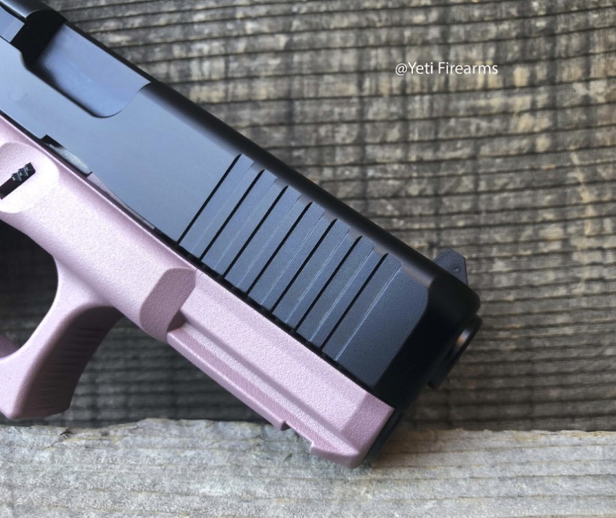 Glock 19 Gen 5 9mm Champagne Pink Cerakote No CC Fee 10rnd Mags-img-5