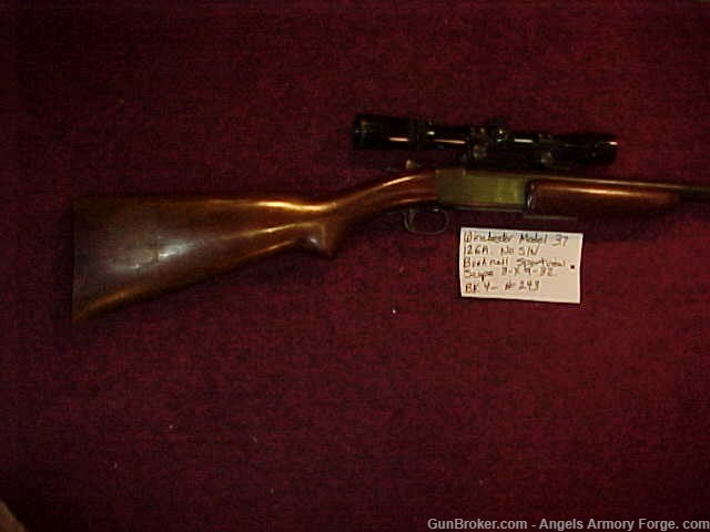 BK#243 - Winchester Model 37 -  12 Gage Shotgun with Bushnell Scope-img-4