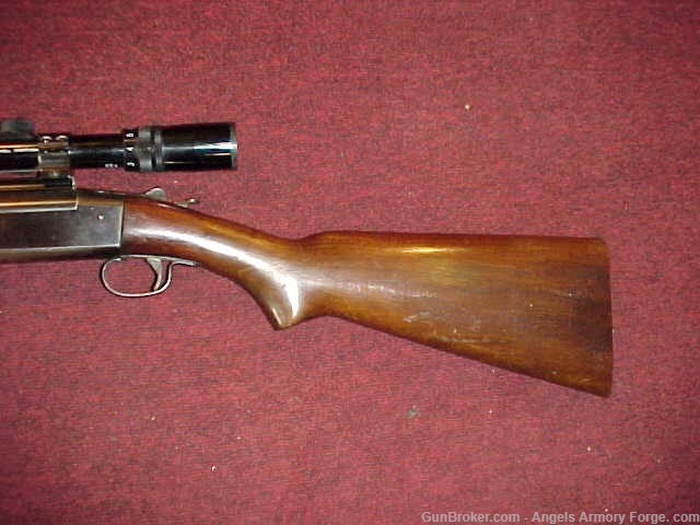 BK#243 - Winchester Model 37 -  12 Gage Shotgun with Bushnell Scope-img-9