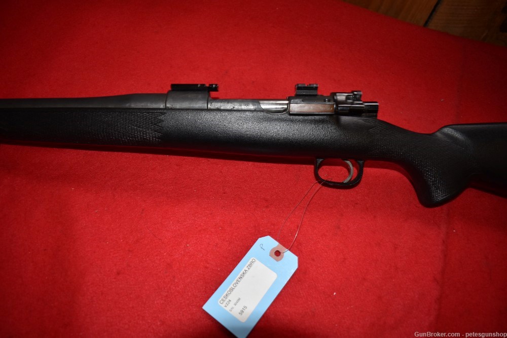 CZ VZ24 Sporter Bolt Rifle, 6mm Remington, Nice, Penny START!-img-11