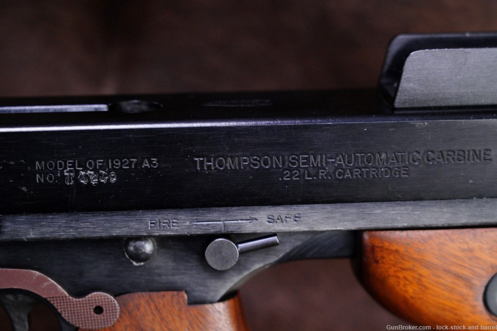 Auto Ordnance Model Thompson 1927 A3 .22 LR 18” Semi Auto Rifle -img-20