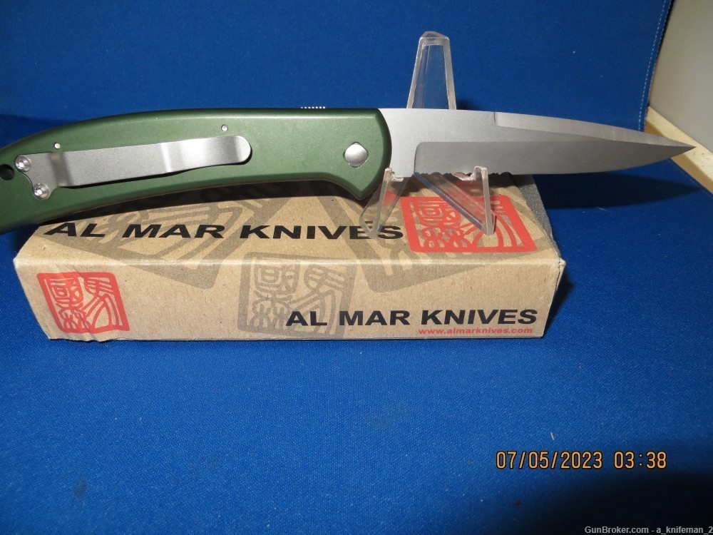 RARE Al Mar Automatic Knife EOD-M4 NEW OLD STOCK-img-3