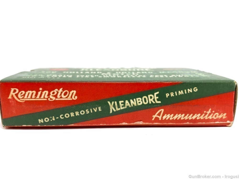 Remington .300 H&H Mag MATCH Vintage Full Box 180 Gr Taper Heel-img-4
