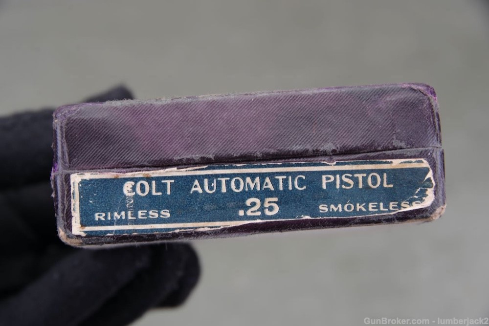 1919 Colt Model 1908 Vest Pocket 25ACP 2'' Blue with Box Letter-img-6