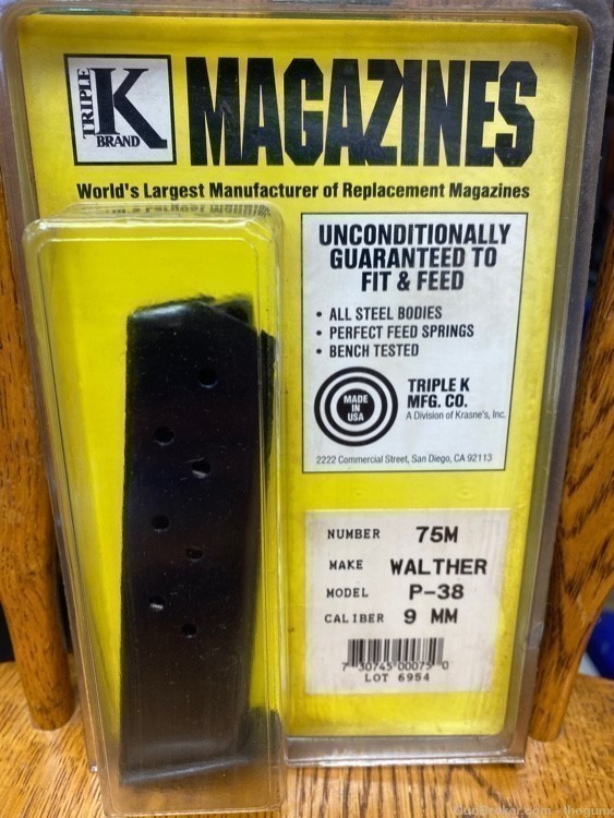 Triple K Magazine for Walther P-38 9mm #75M-img-0