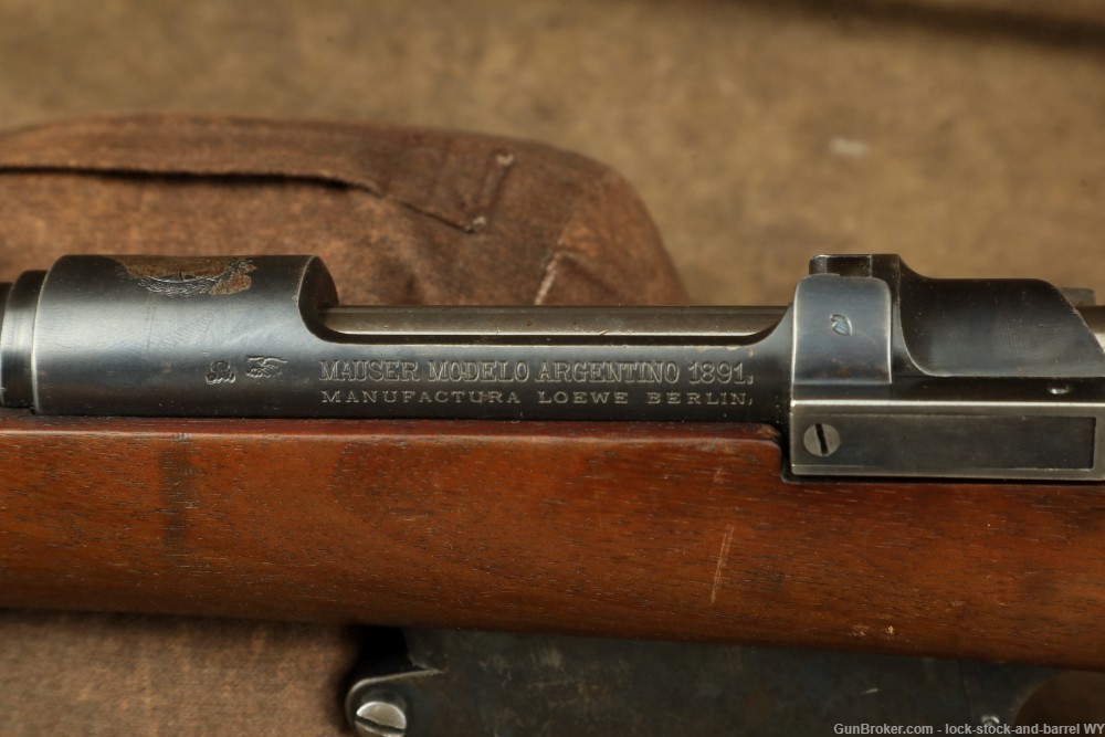 Argentine Mauser 1891 Loewe 7.65x53 Matching Sporter Bolt Action Rifle-img-34