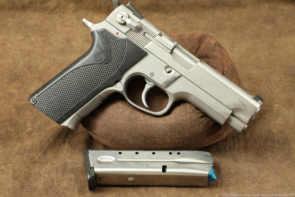 Smith & Wesson 4006 .40 S&W Semi-Automatic DA/SA Stainless Pistol-img-2